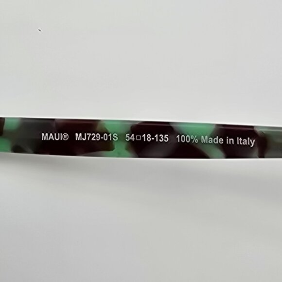 Maui Jim MJ729-01S Popoki Satin Chocolate Frame Polarized HCL Bronze Sunglasses - Picture 9 of 16